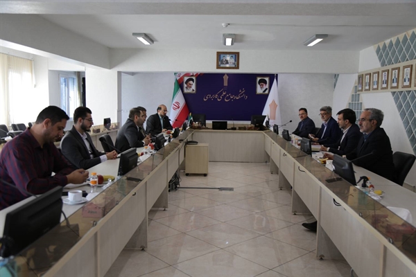 نشست مشترک مرکز افکارسنجی ملت و دانشگاه جامع علمی‌کاربردی برگزار شد